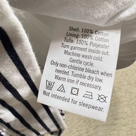 Janie & Jack Striped Floral Boarder Skirt in Midsummer Garden, Girls 10 - Picture 8 of 14